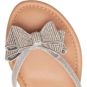 Inc Women's MABAE Bow Flat Sandals